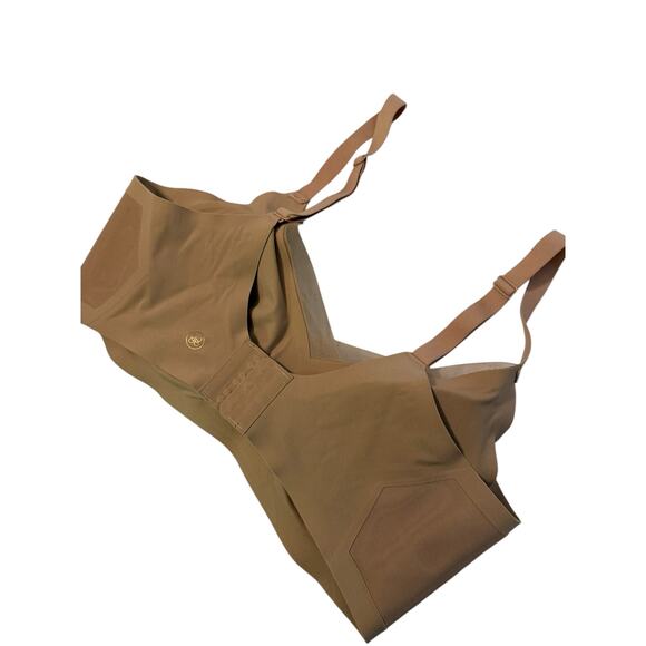 HONEYLOVE Wireless Crossover Bra Sand Medium Removable Pads Comfort Lift Support - Picture 4 of 8